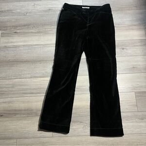 Vintage Polo Jeans Co. Ralph Lauren Black Velour Pants Y2K Fall Winter Cotton